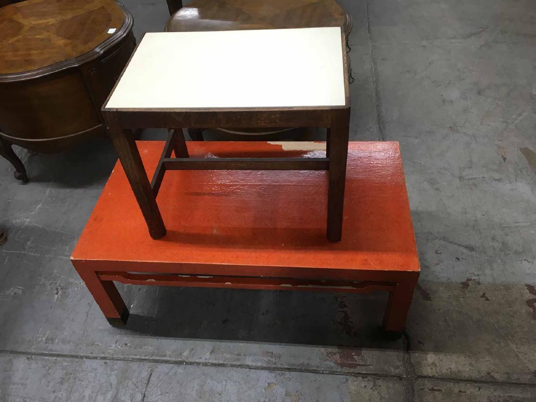 TWO MODERN LOW TABLES (1 of 1)