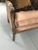 FRENCH COUNTRY BROWN UPHOLSTERED SOFA - 2