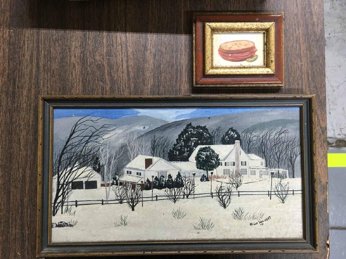 GROUP OF ASSORTED OIL PAINTINGS (1 of 6)