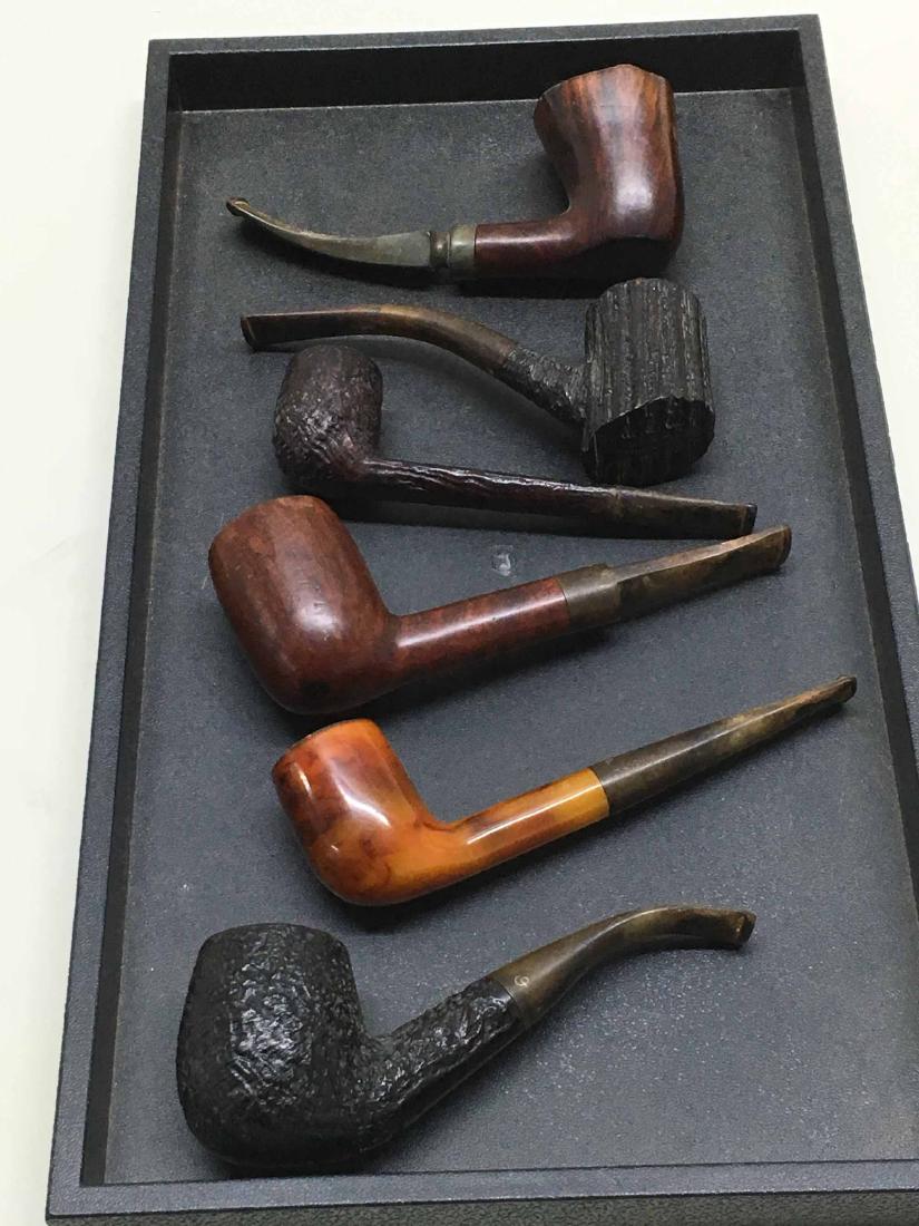 GROUP OF SIX ASSORTED SMOKING PIPES (1 of 1)