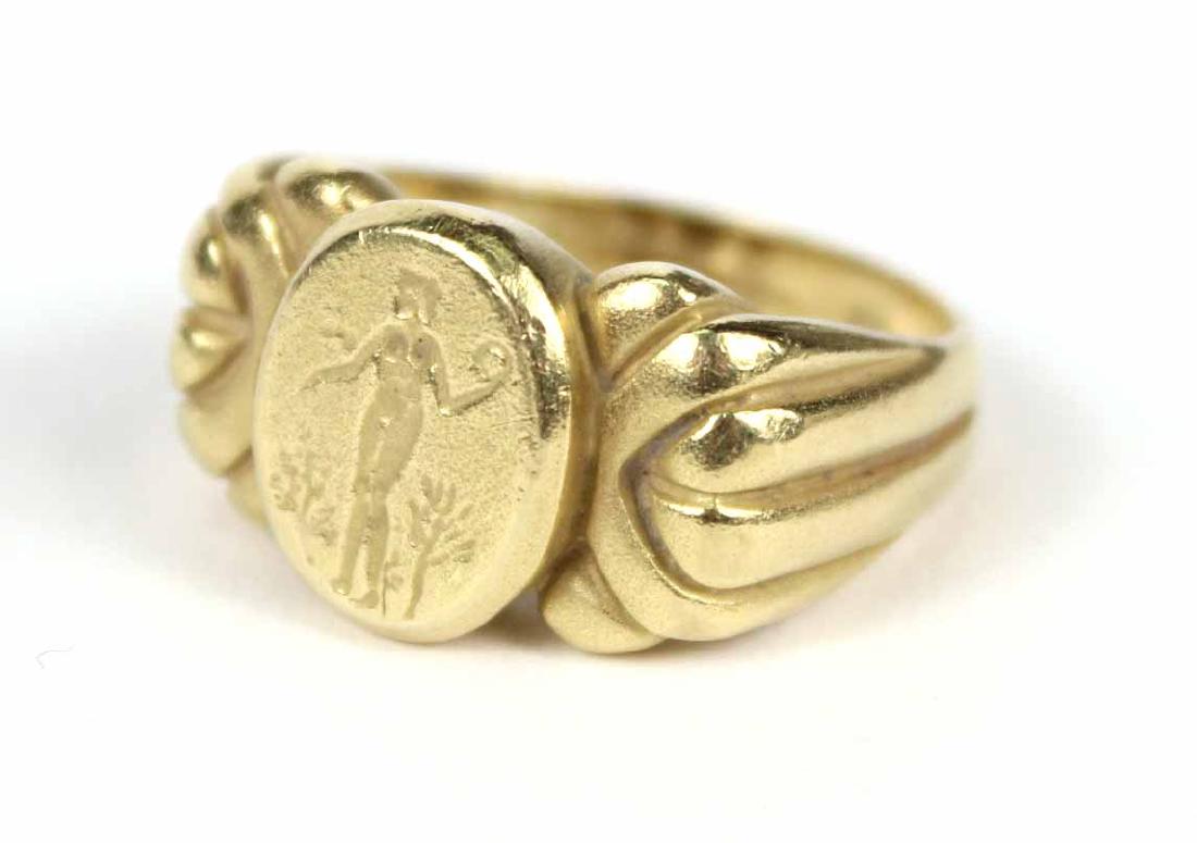 Vahe Naltchayan 18K Yellow Gold Intaglio Ring (1 of 9)