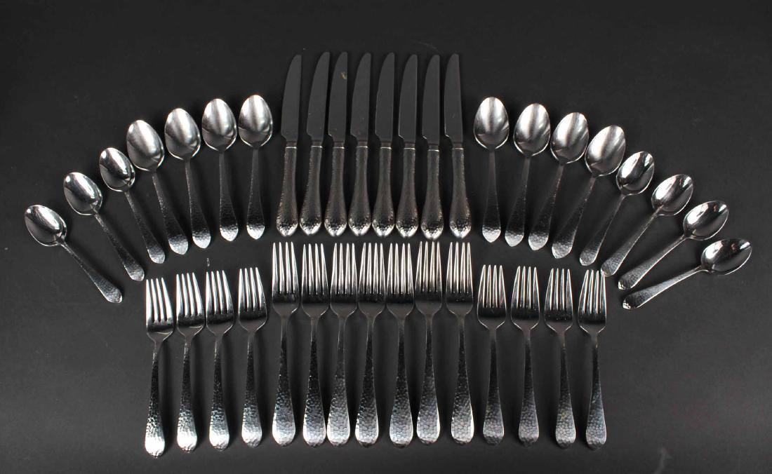 Reed and Barton Stainless Steel Hammered Flatware (1 of 4)