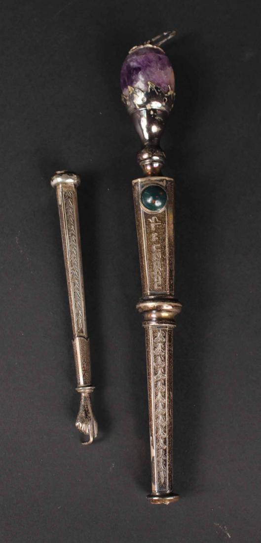 Silver Plated Yad, Torah Pointer (1 of 7)