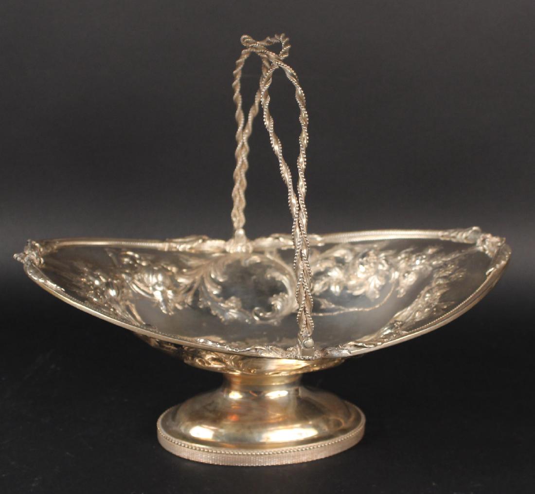 Ball Black & Co Coin Silver Cake Basket (1 of 7)