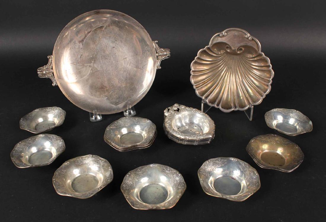 Sterling Silver Shell Form Footed Dish (1 of 5)