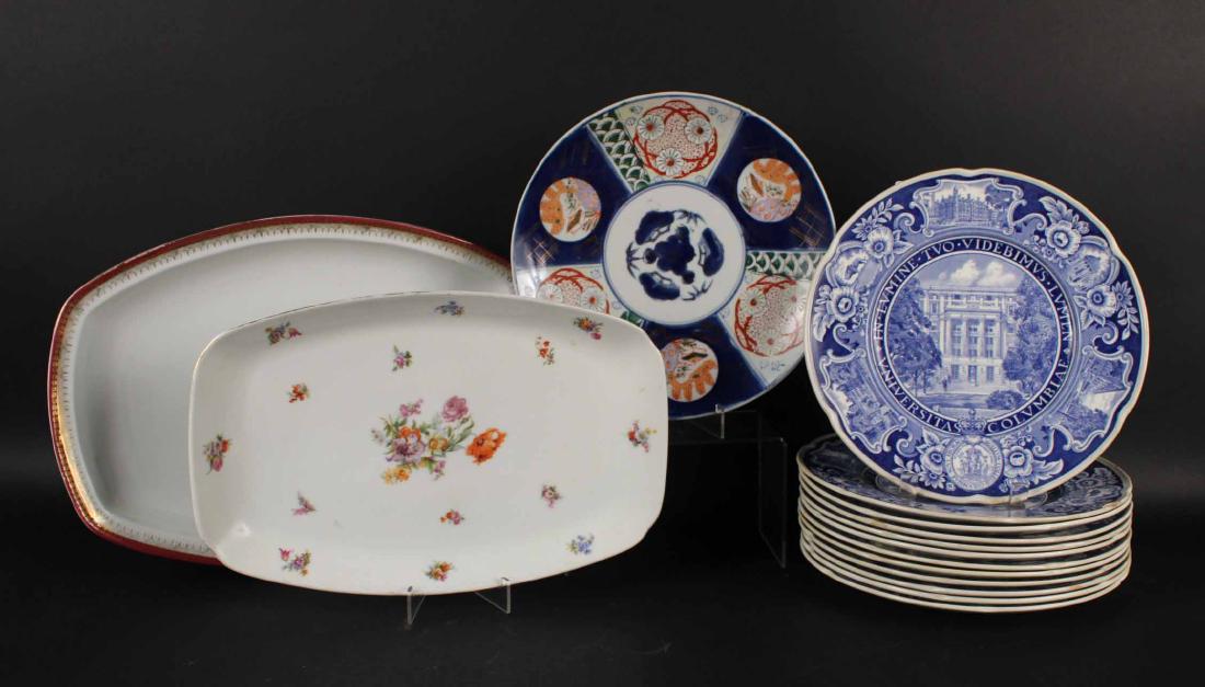 12 Columbia University Transfer Decorated Plates (1 of 10)