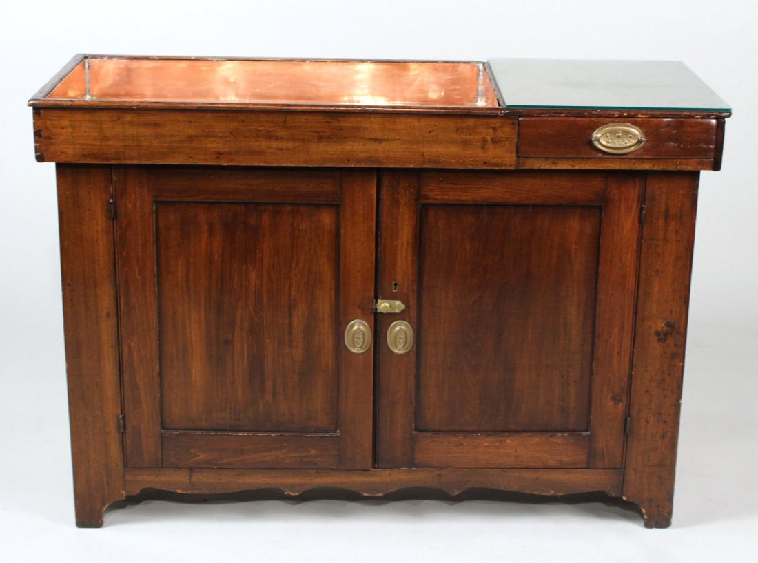 Copper-Lined Stained Pine Drysink (1 of 10)