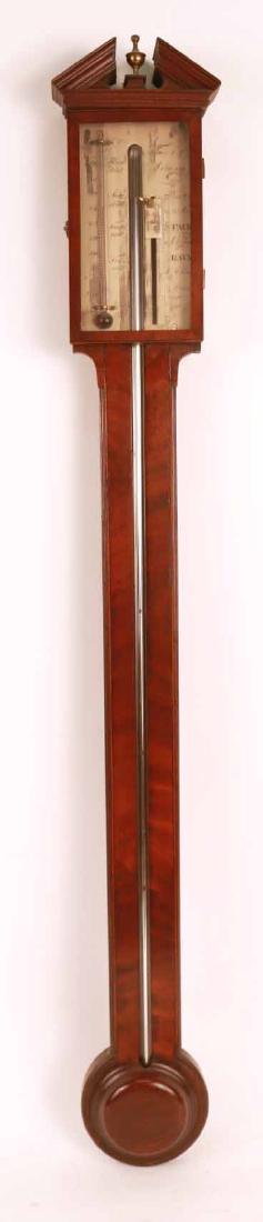 George III Mahogany Barometer (1 of 6)