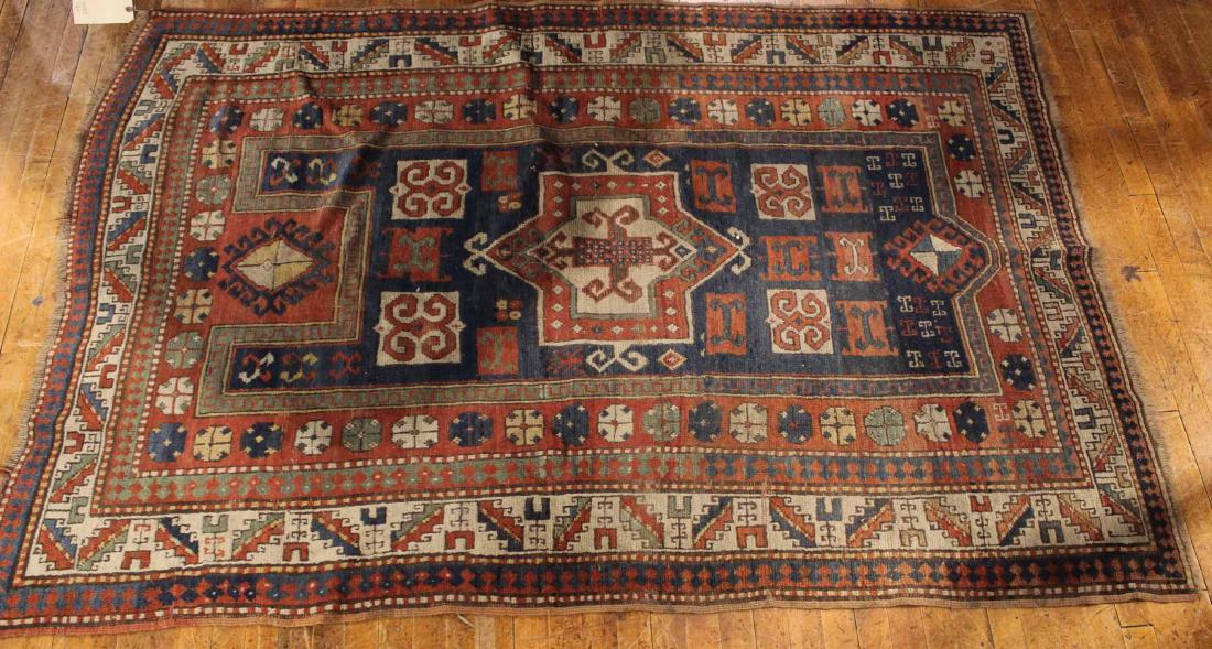 Caucasian Throw Rug (1 of 5)