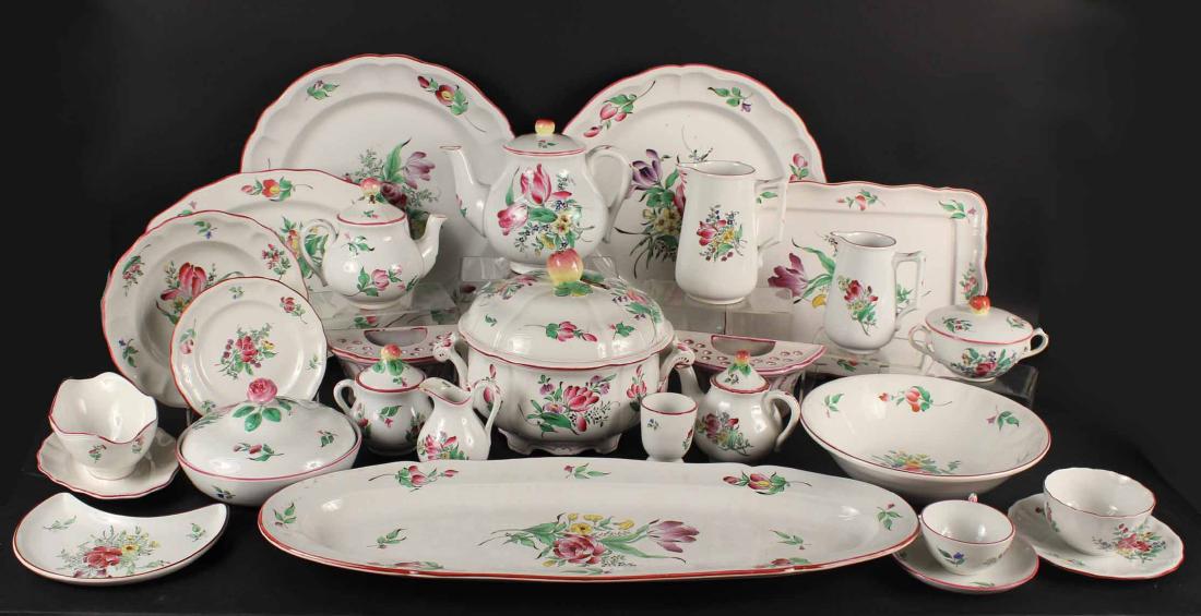 Luneville, French "Faience" Pottery Service (1 of 10)