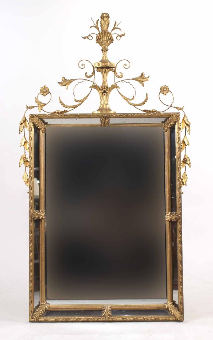 Neoclassical Style Giltwood Pier Mirror (1 of 9)