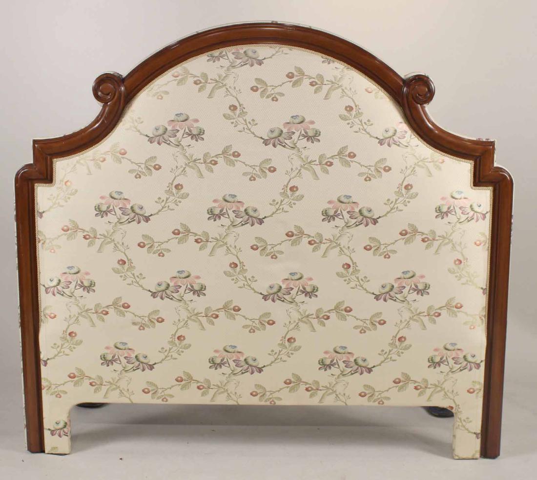 Upholstered Mahogany Headboard (1 of 6)