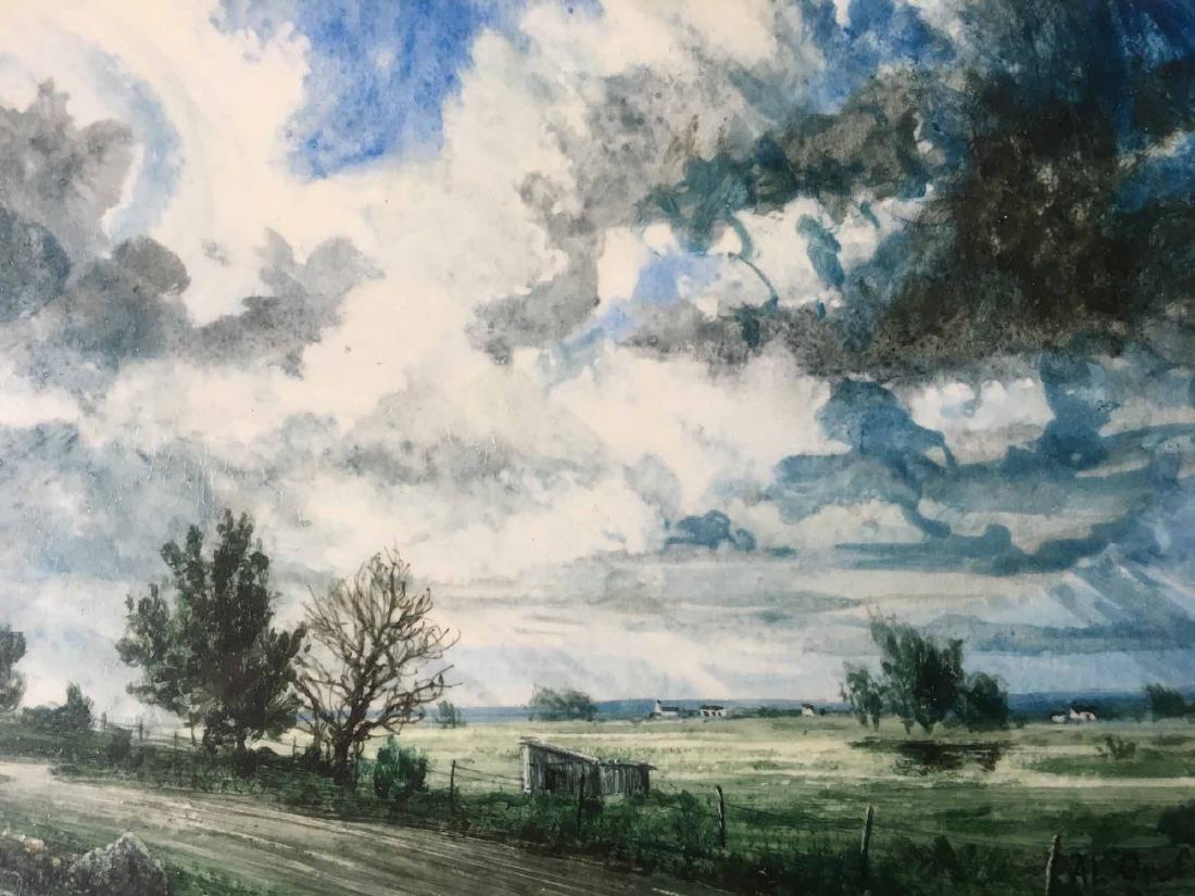 GROUP OF FIVE ASSORTED PIECES OF ARTWORK (1 of 9)