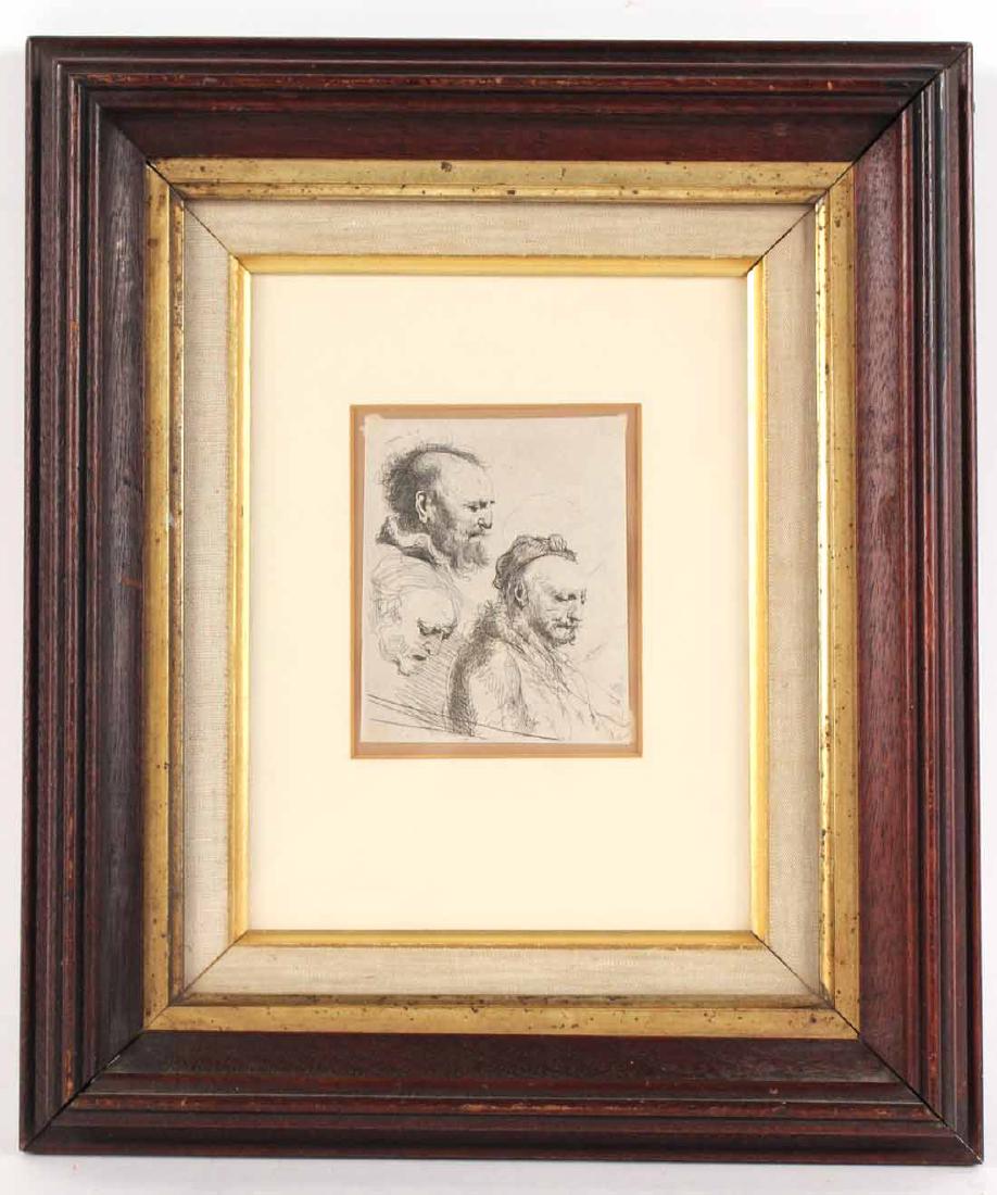 PRINT , STUDY OF THREE MEN (1 of 4)