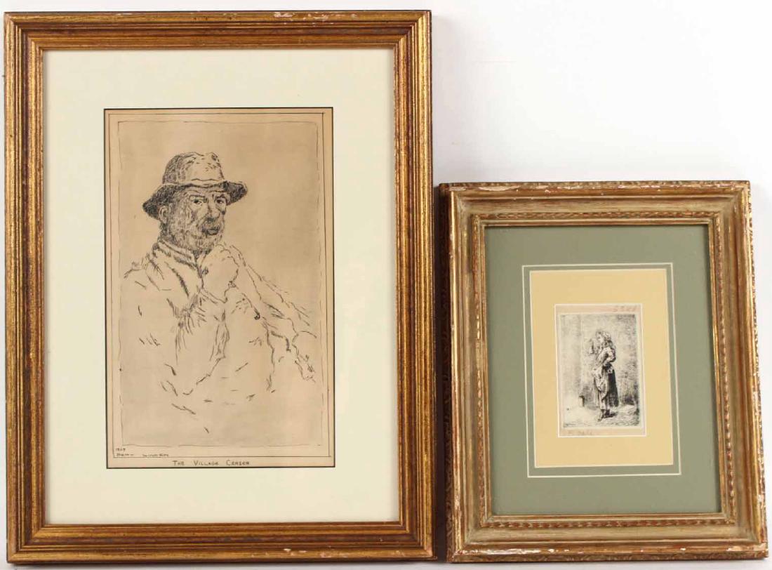 TWO ASSORTED PRINTS (1 of 7)