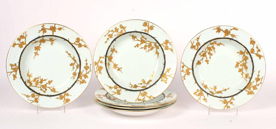 SIX BODLEY PORCELAIN PLATES (1 of 5)