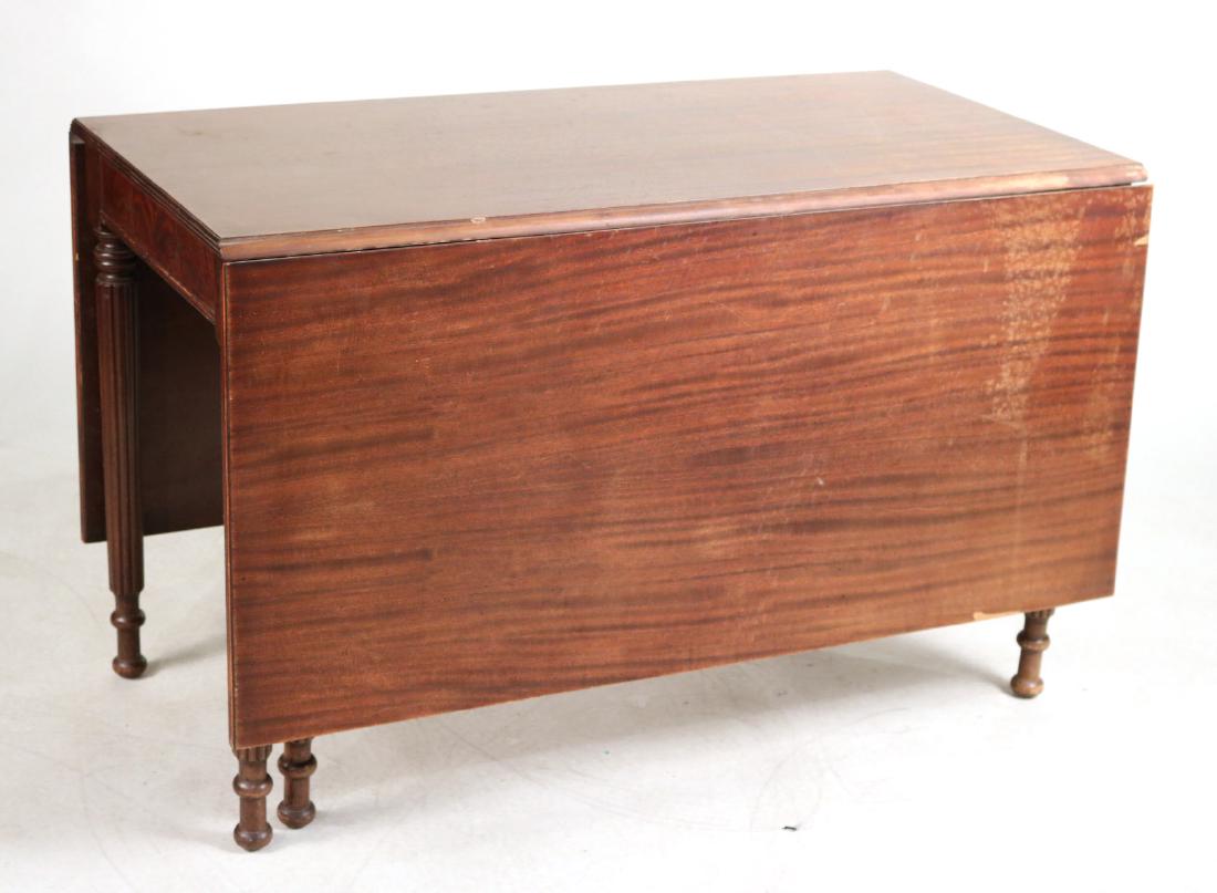 MAHOGANY DROP LEAF DINING TABLE (1 of 6)