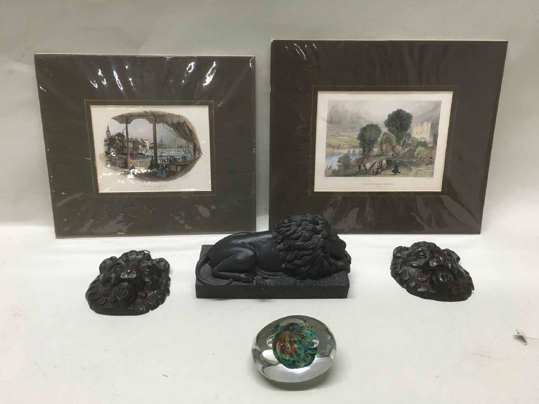 TWO ENGLISH PRINTS (1 of 7)