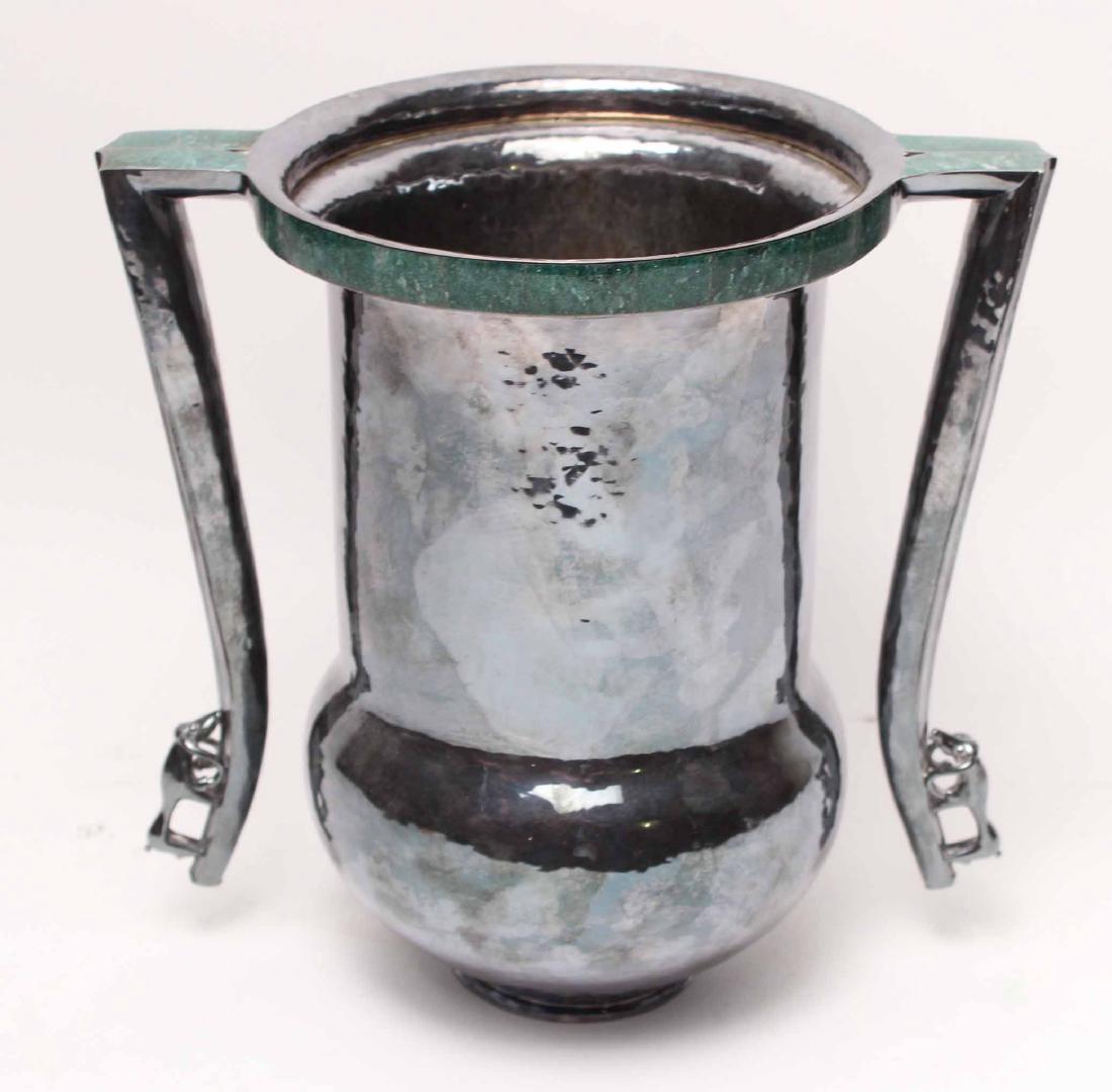 Goudji Sterling Silver Two-Handled Vase (1 of 7)