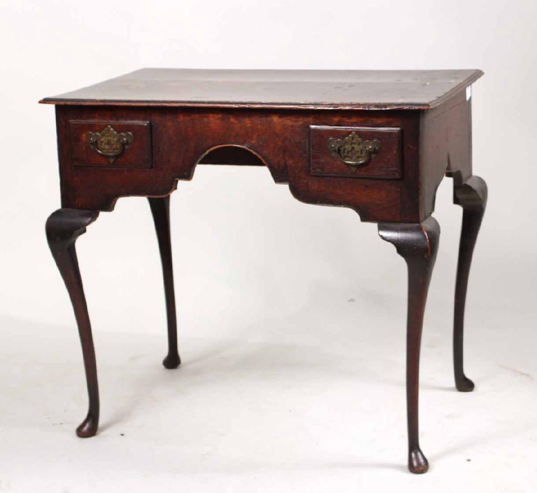 Queen Anne Oak Lowboy (1 of 8)