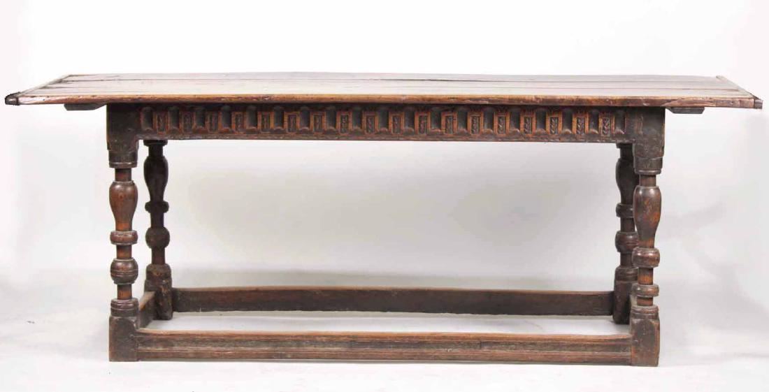Jacobean Oak Refectory Table (1 of 9)