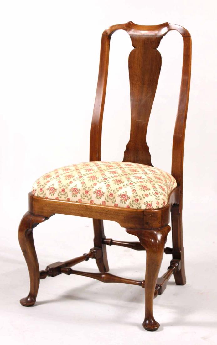 Queen Anne Walnut Side Chair (1 of 7)