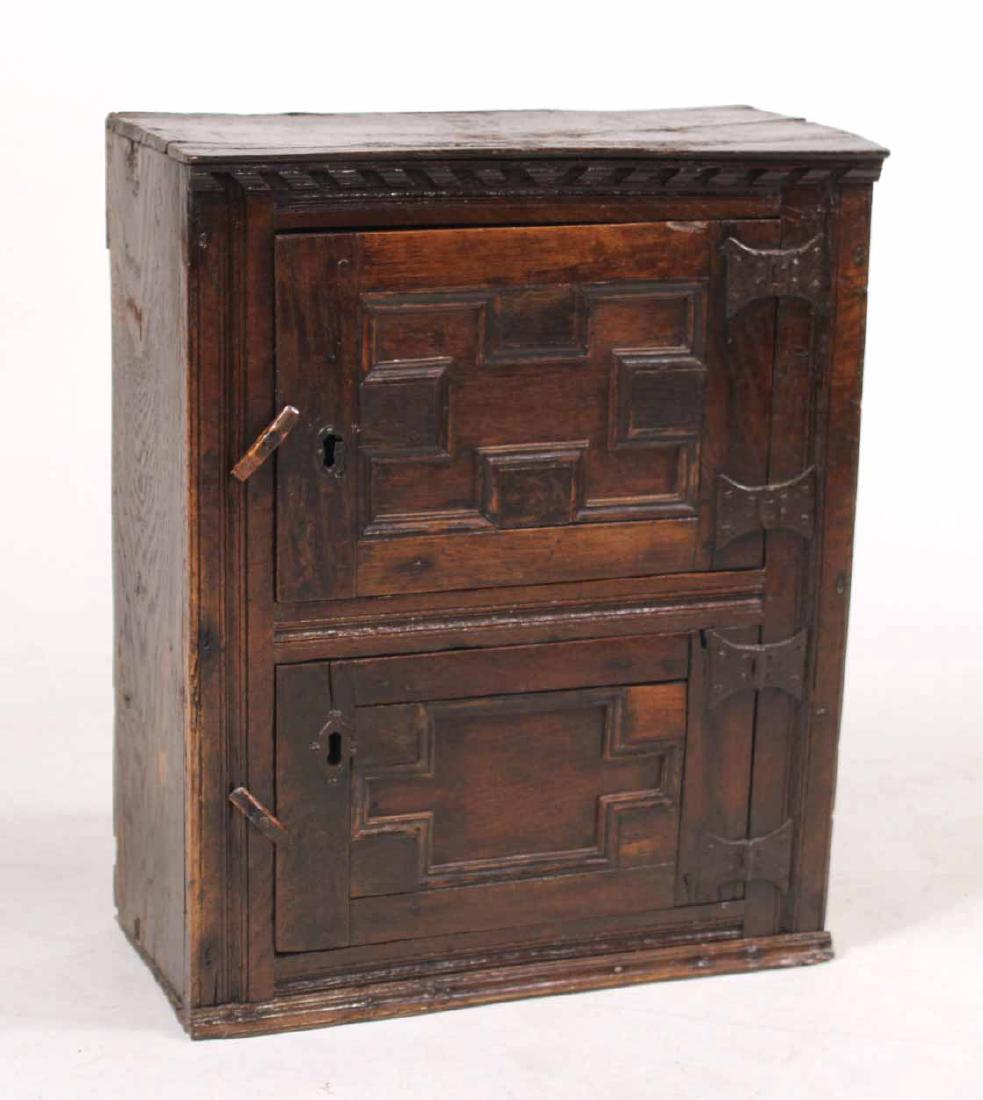 Jacobean Oak Hanging Cupboard (1 of 6)