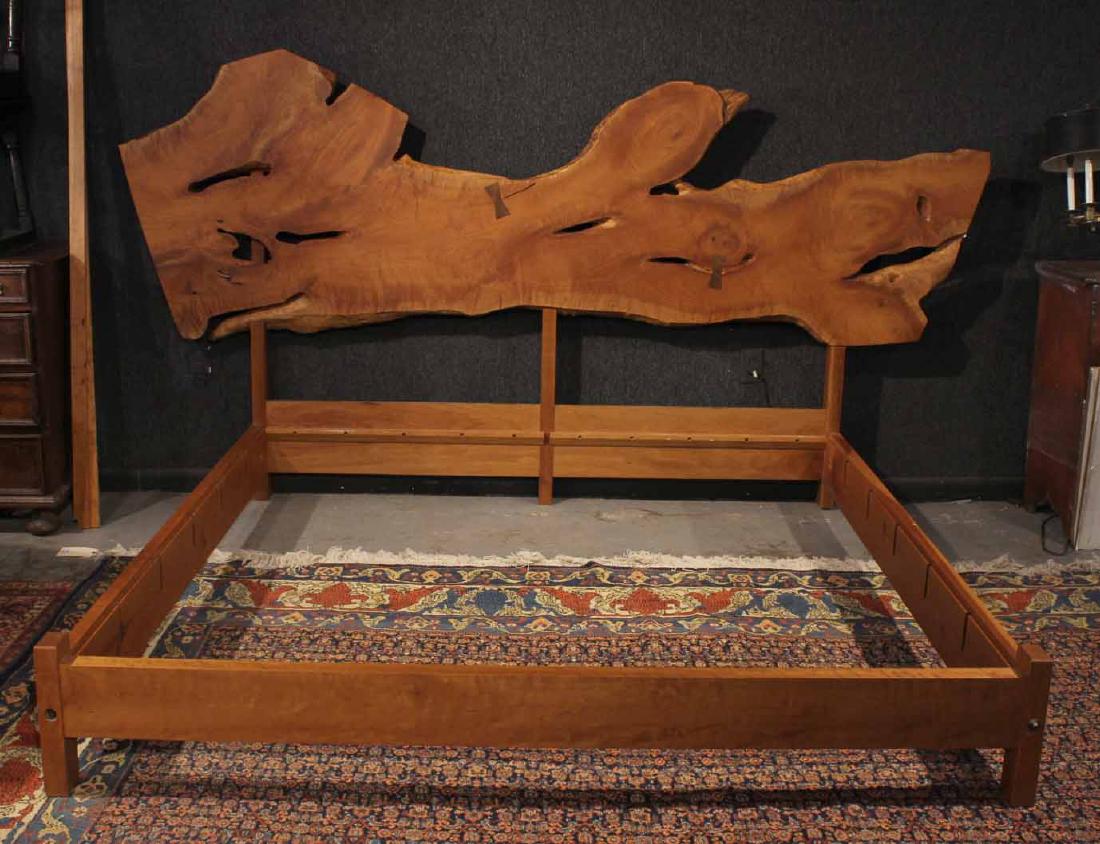 Mira Nakashima Figured Cherrywood Bedstead (1 of 10)