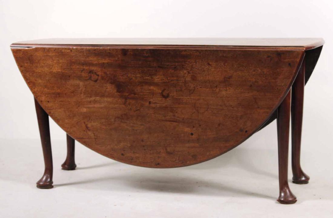 George I Walnut Drop-Leaf Dining Table (1 of 5)