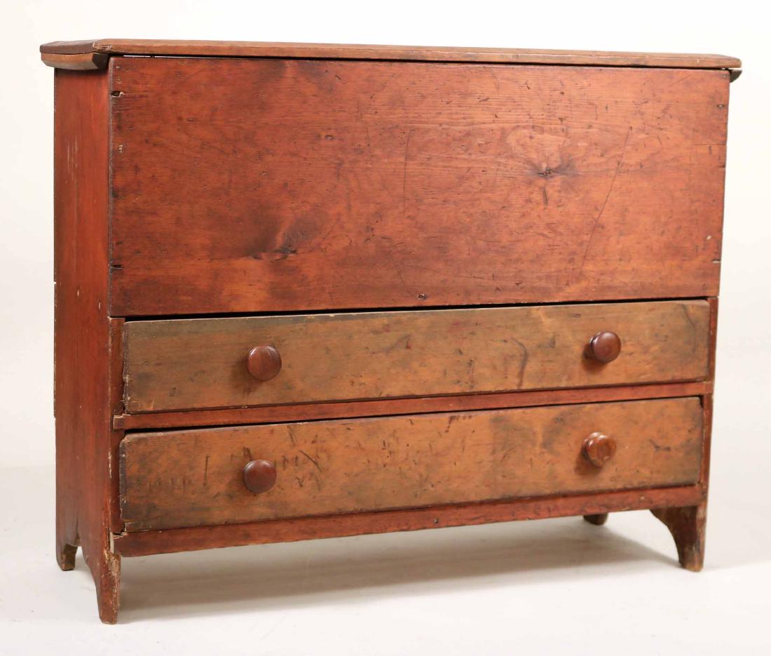 Primitive Pine Blanket Chest (1 of 6)
