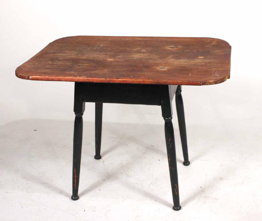 Green-Painted Pine Tavern Table (1 of 5)