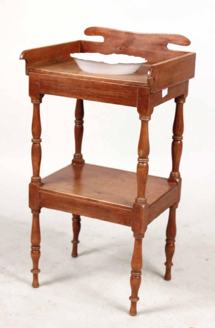 Federal Style Pine Washstand (1 of 5)