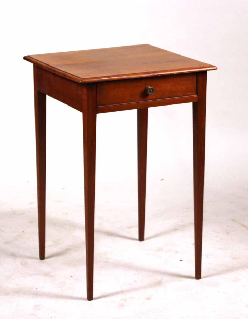Federal Cherrywood One-Drawer Work Table (1 of 7)