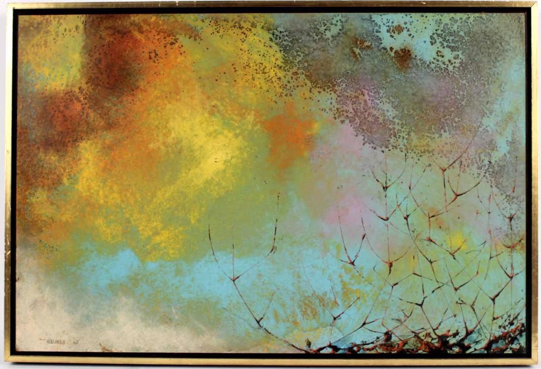 Oil on Board, Leonardo Nierman, Abstract (1 of 7)