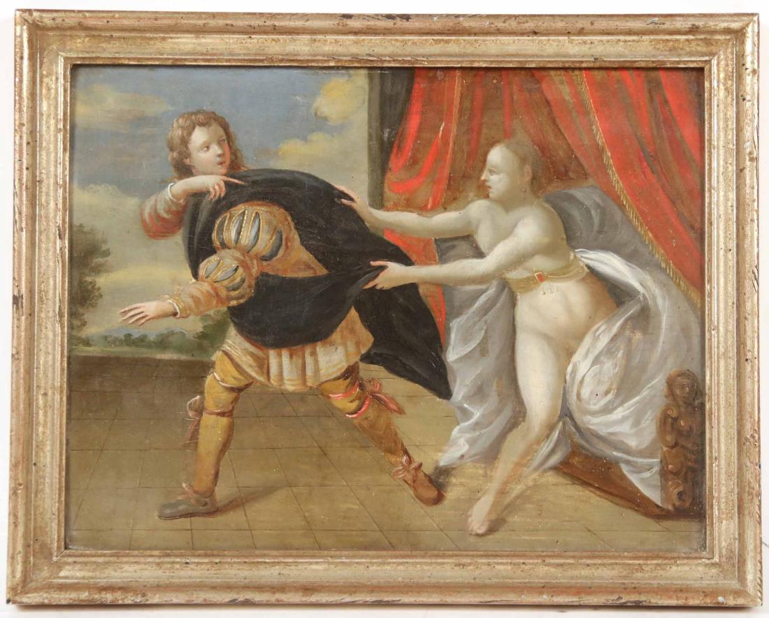 Oil on Board, Neoclassical Painting (1 of 8)