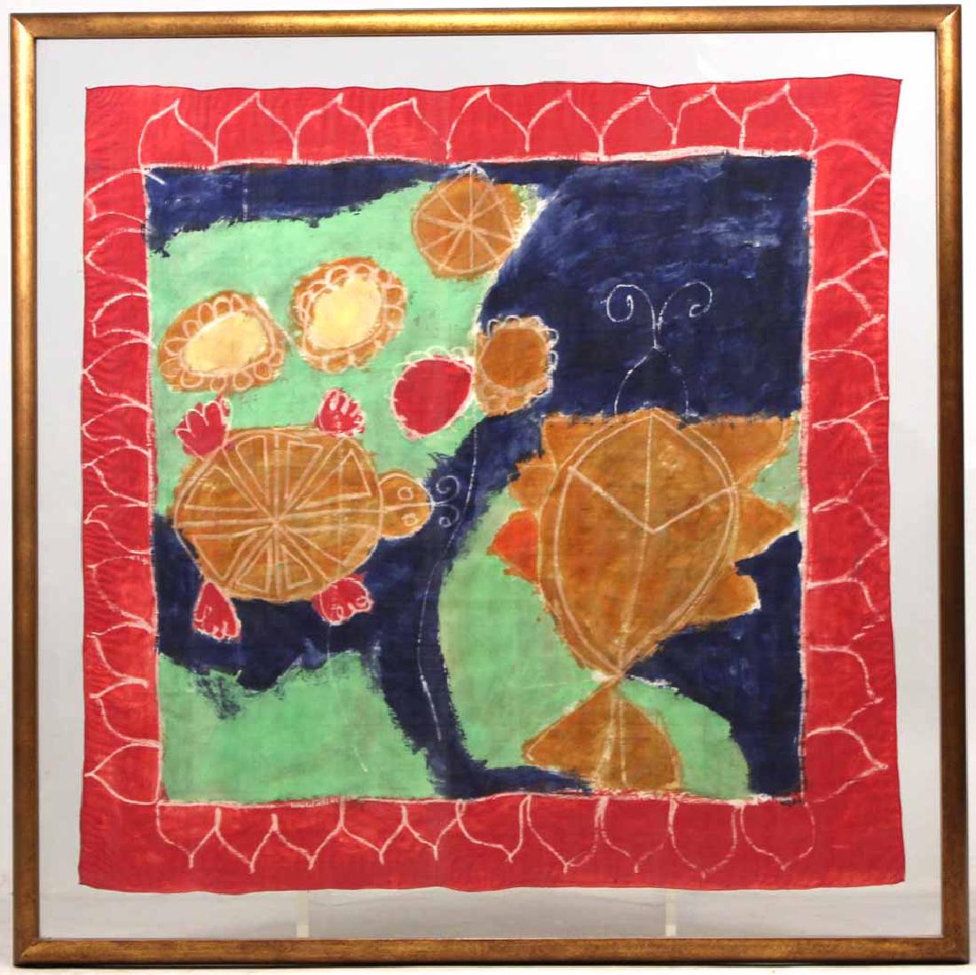 Framed Scarf, Under the Sea Motif (1 of 5)