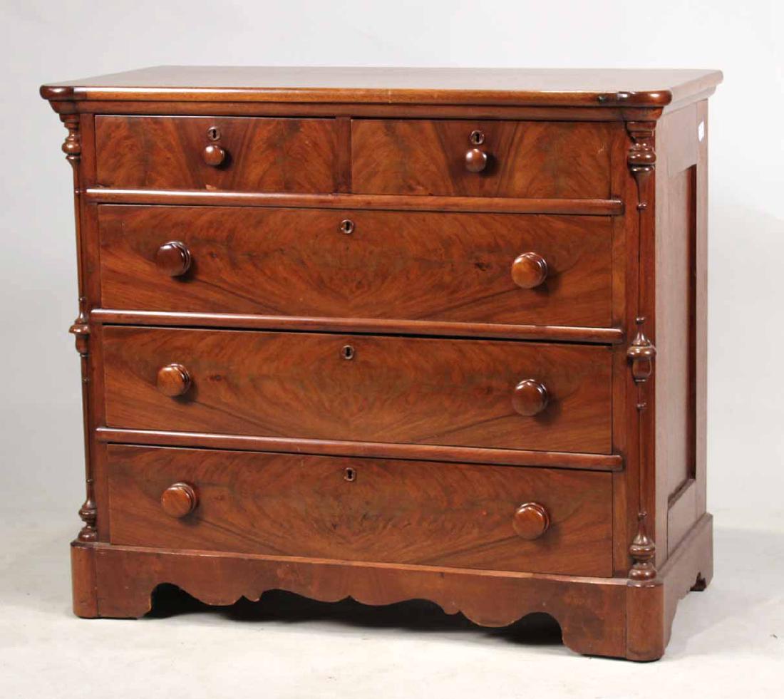 Victorian Mahogany Chest of Drawers (1 of 8)