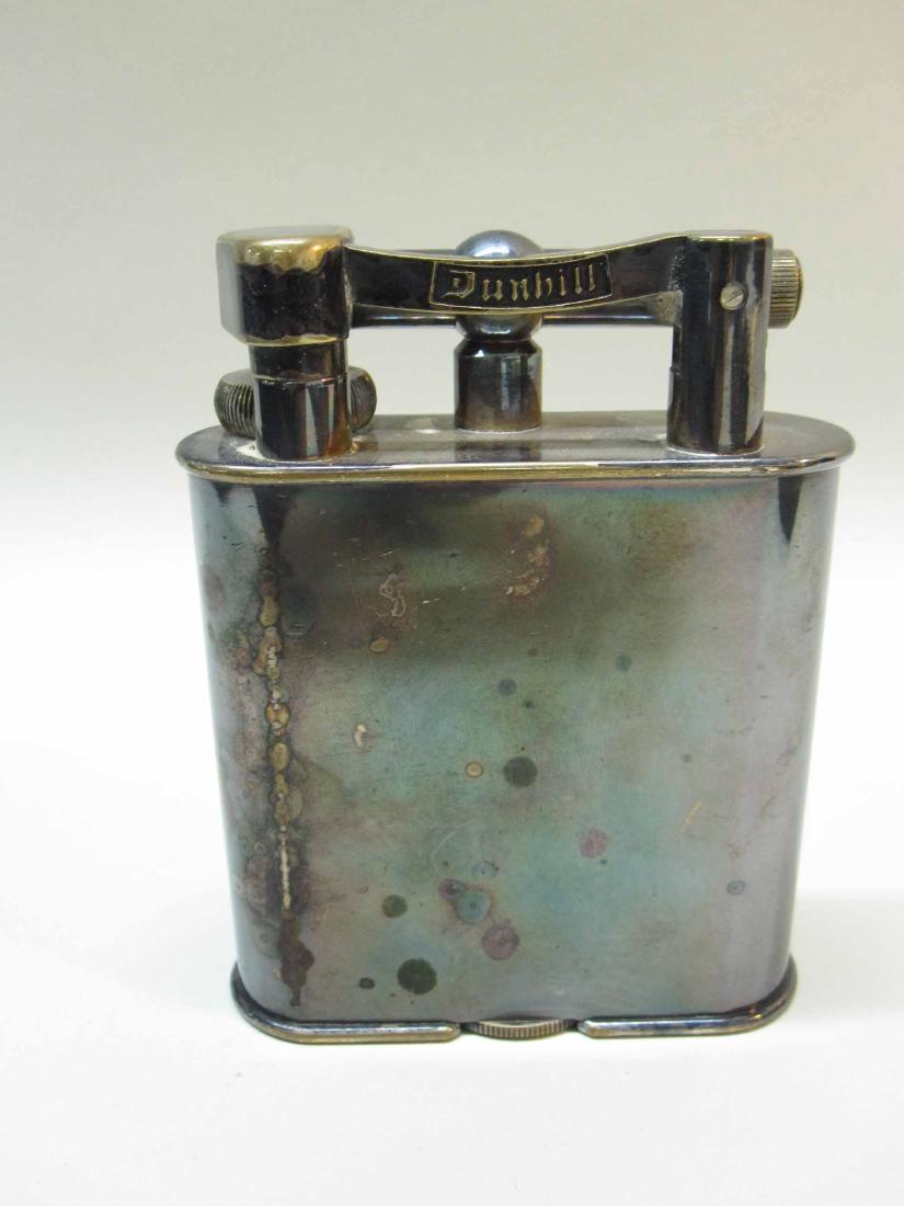 DUNHILL LARGE LIGHTER: 3" wide x 4" tall