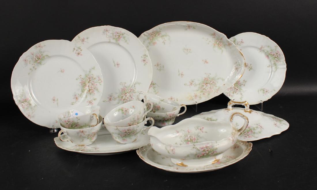 PARTIAL SET OF HAVILAND LIMOGES DINNERWARE (1 of 6)