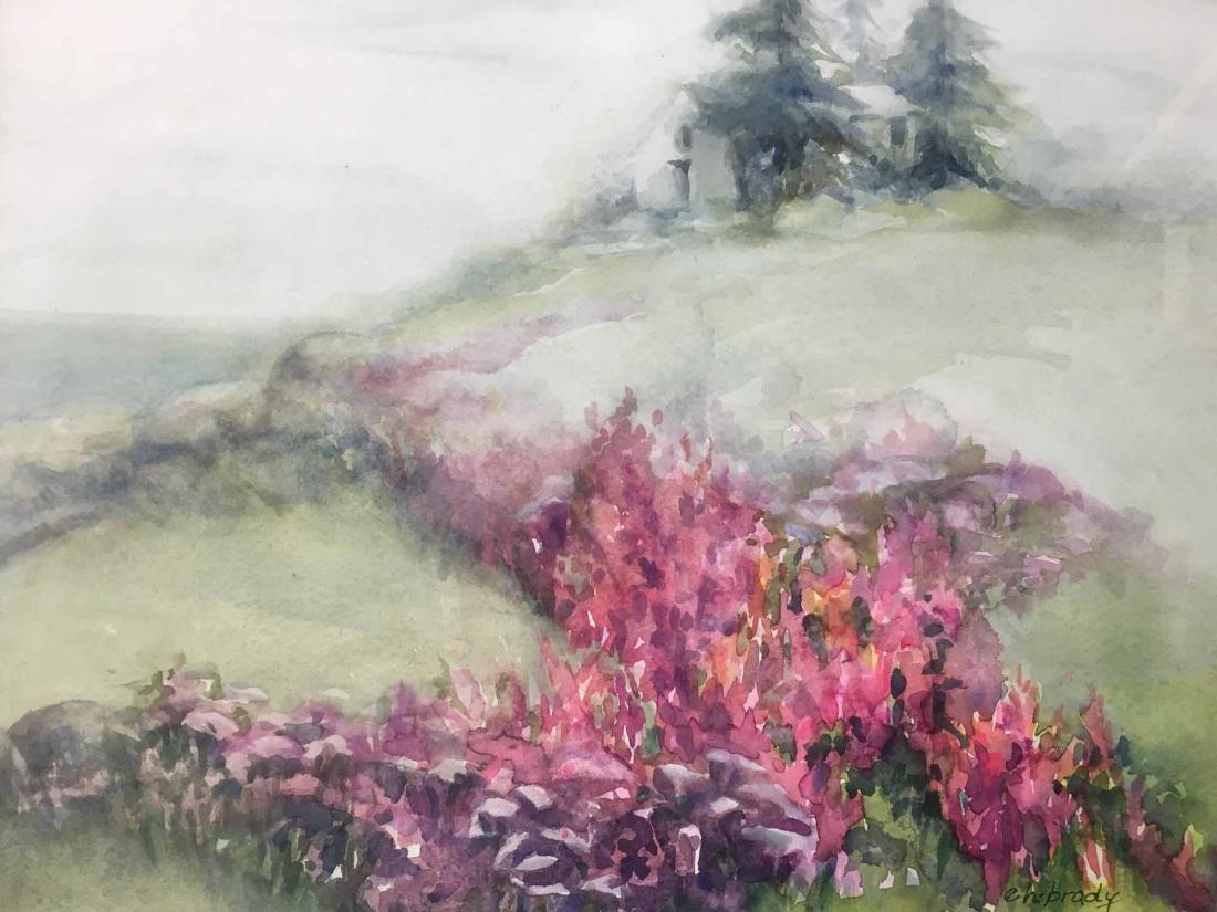 THREE WATERCOLOR ON PAPER WORKS OF ART (1 of 8)