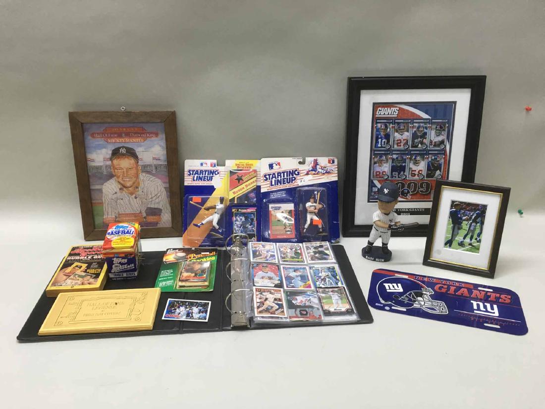 GROUP OF ASSORTED BASEBALL MEMORABILIA (1 of 3)