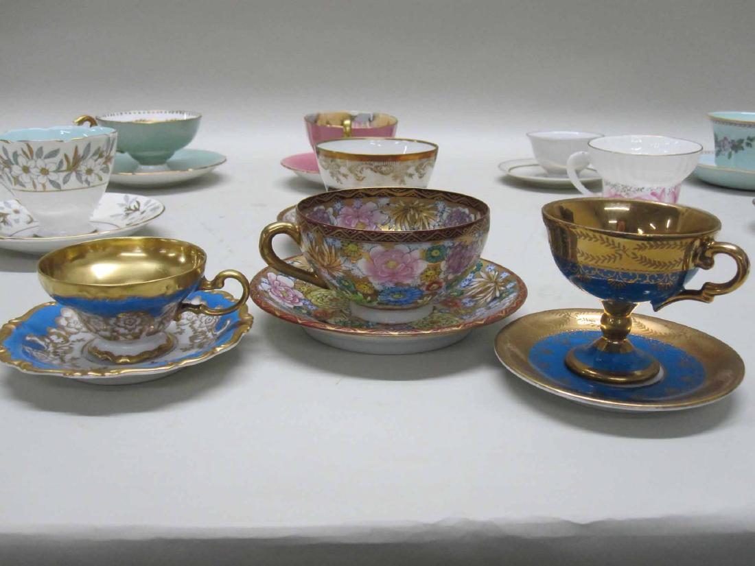 LARGE ASSORTED GROUP OF PORCELAIN TEA CUPS (1 of 6)