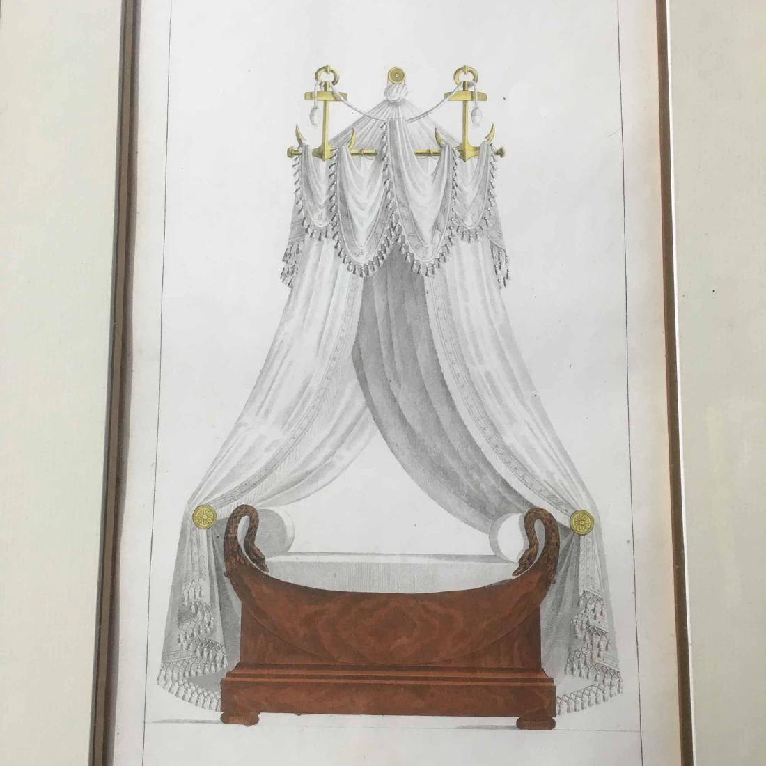 TWO FRENCH PRINTS, "FURNITURE ITEMS OF TASTE" (1 of 3)