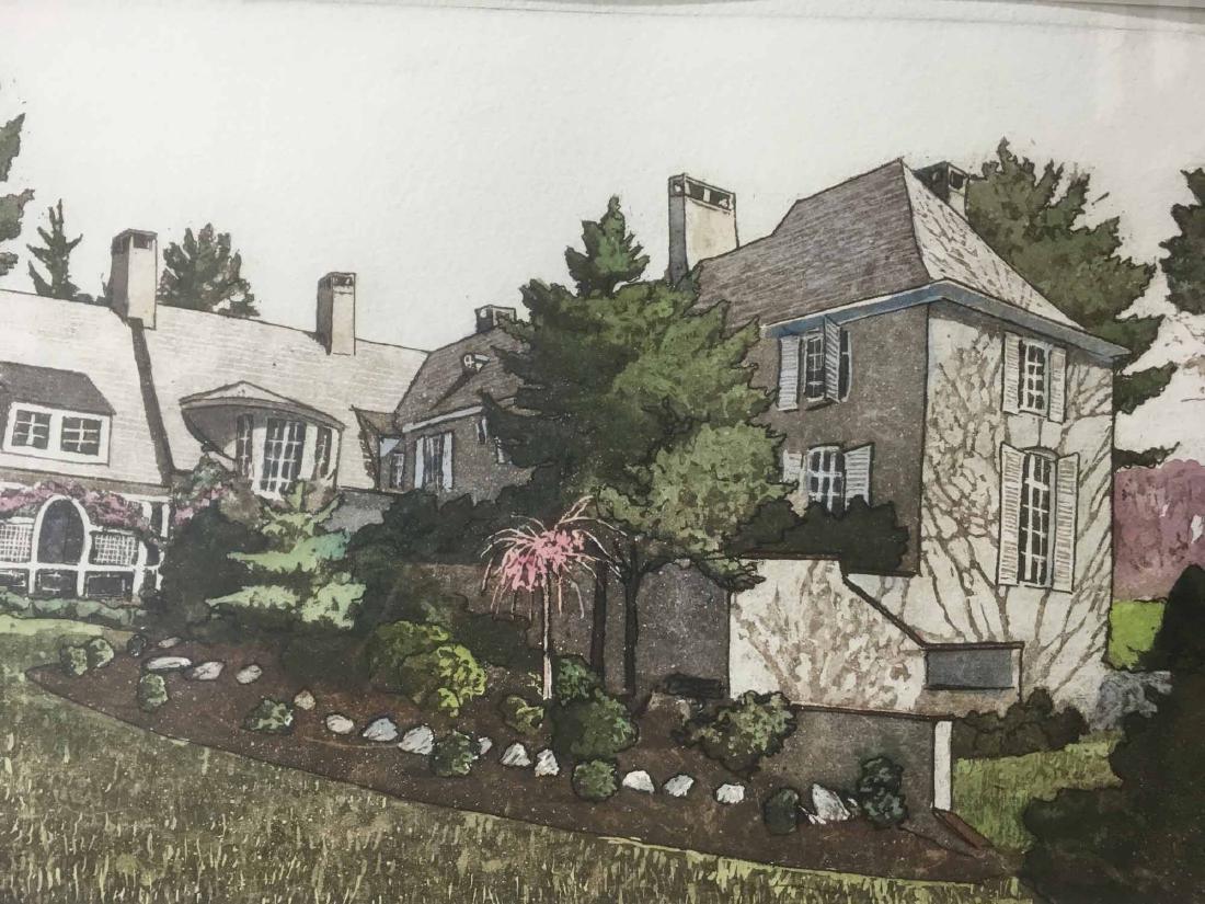 HANDCOLORED ETCHING, UPTON PYNE, MARK DE MOS (1 of 7)