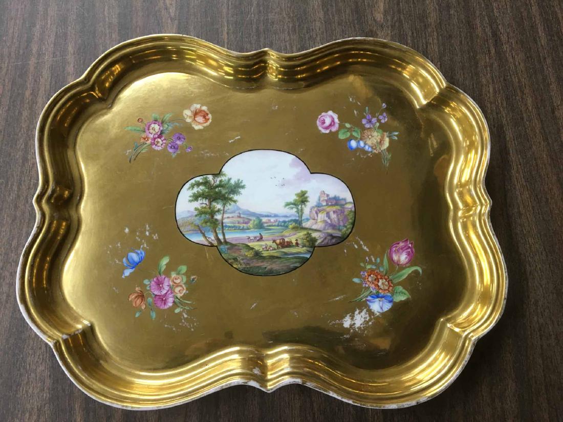 MEISSEN HAND PAINTED TRAY (1 of 5)
