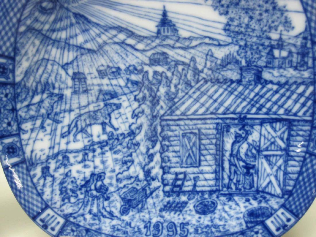 1990-1999 JULEN RORSTRAND COLLECTORS PLATES: 7 1/2"