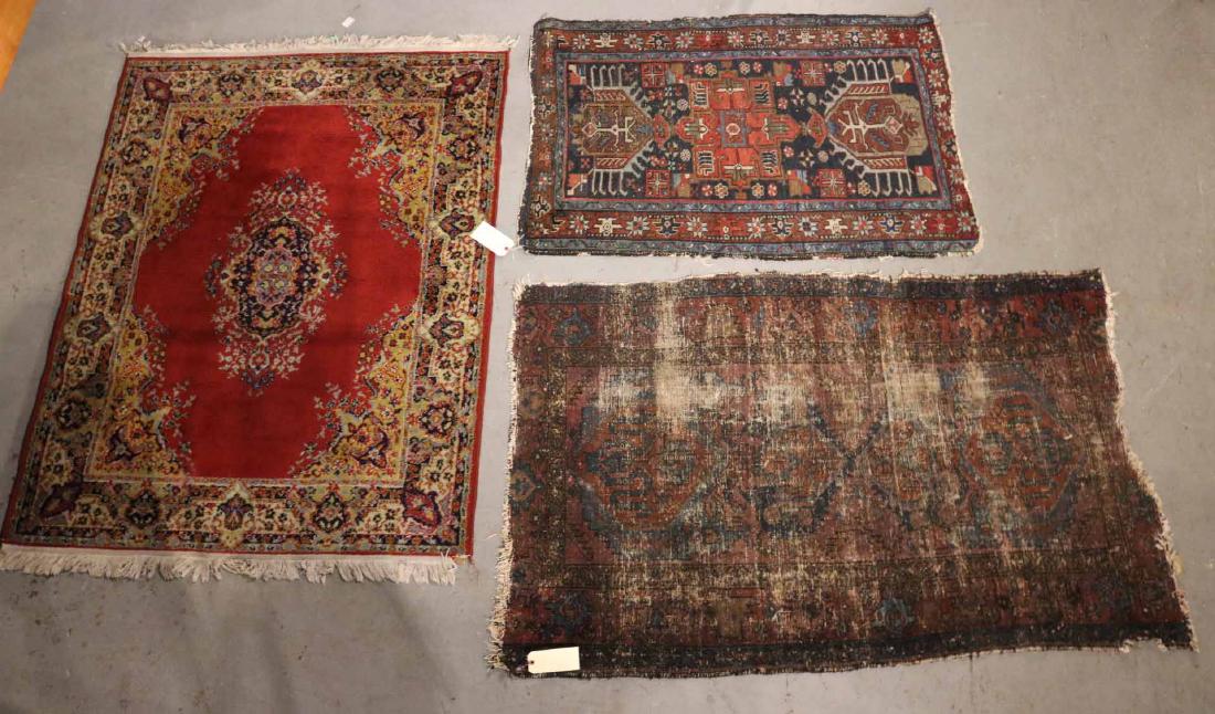 THREE CAUCASIAN RUGS (1 of 9)