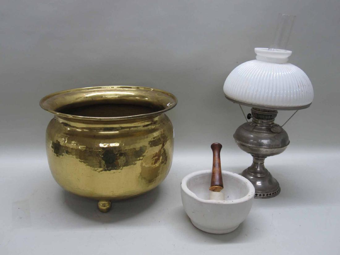 LARGE BRASS KINDLING BUCKET (1 of 4)