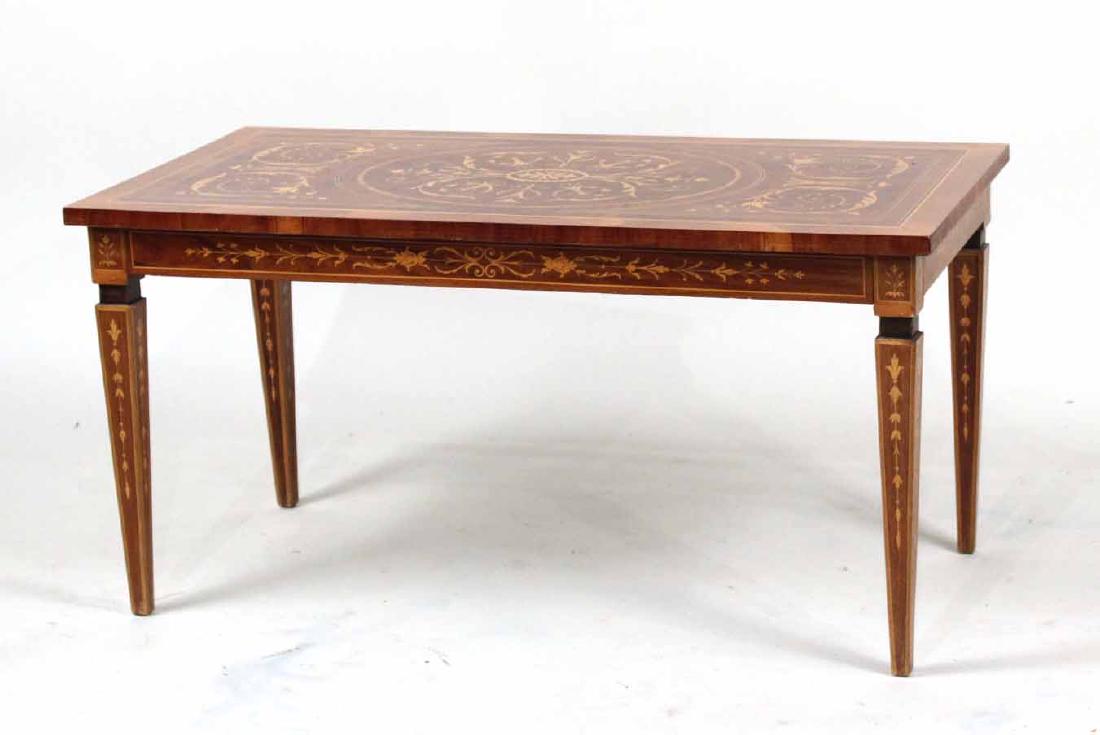 Neoclassical Style Inlaid Low Table (1 of 8)
