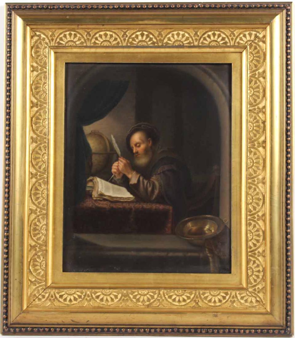 KPM Painted Tile, Eckard, A Scholar (1 of 8)